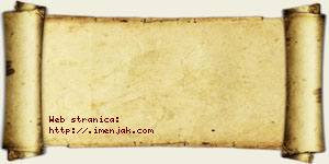 Slađana Joksimović vizit kartica